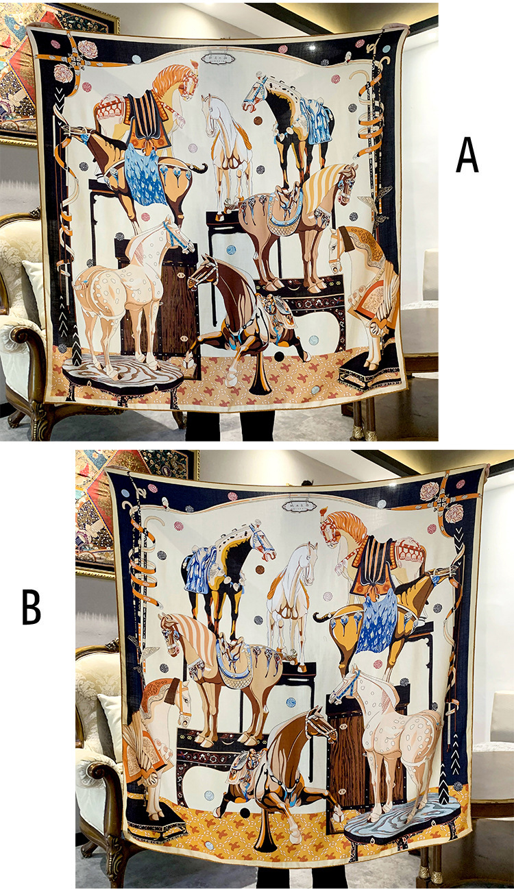 Winter Clothing Outdoor - Winter Luxury Scarf Lady Large Shawls