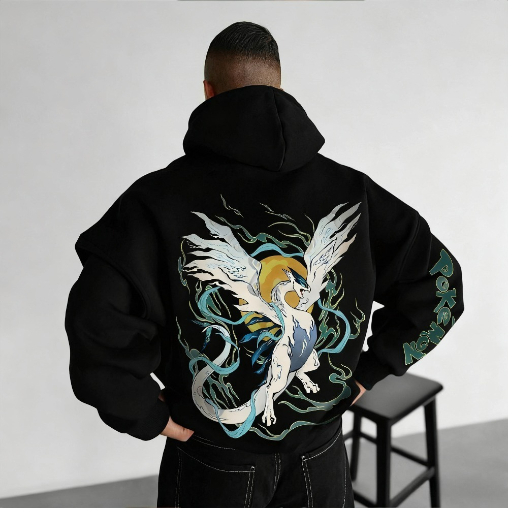 Winter Clothing Trends 2025 - Pokémon Lugia Genuine Anime Printed Men's