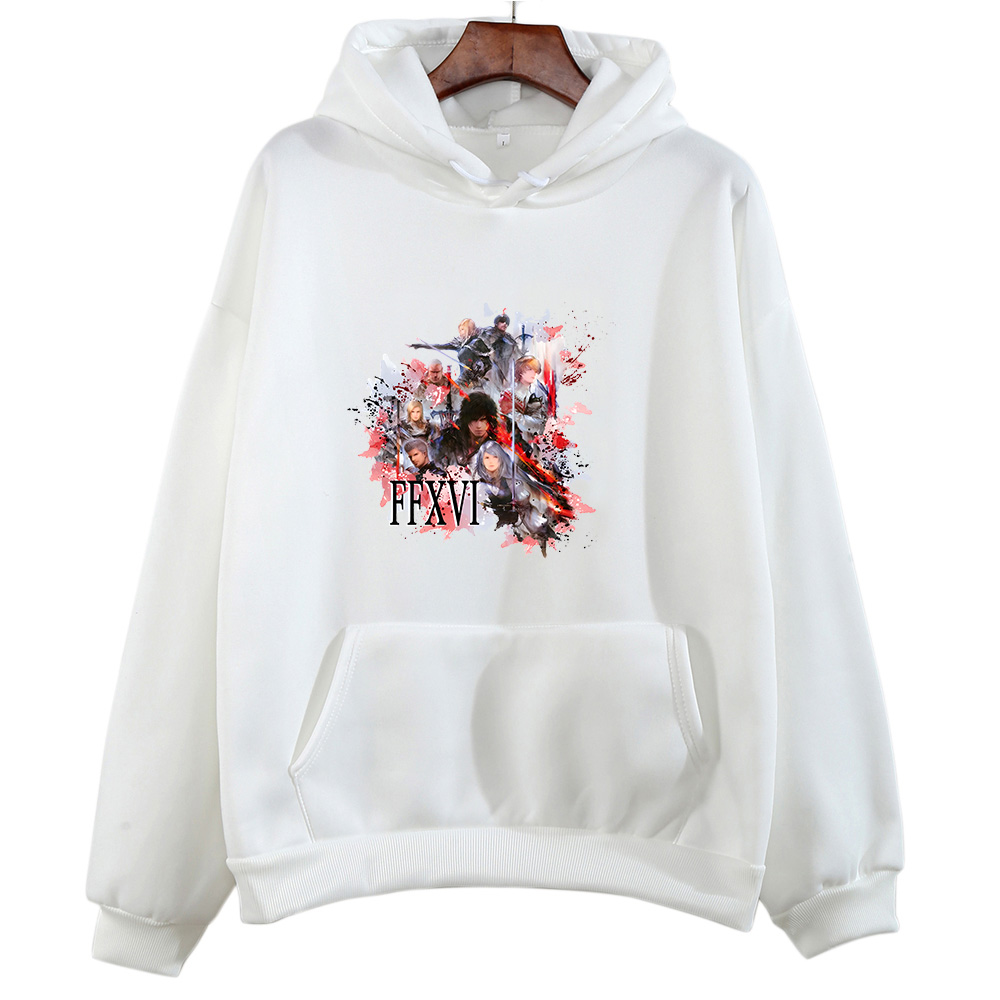 Winter Clothing Drawing - Sudaderas FINAL FANTASY XVI Hooded Cartoon