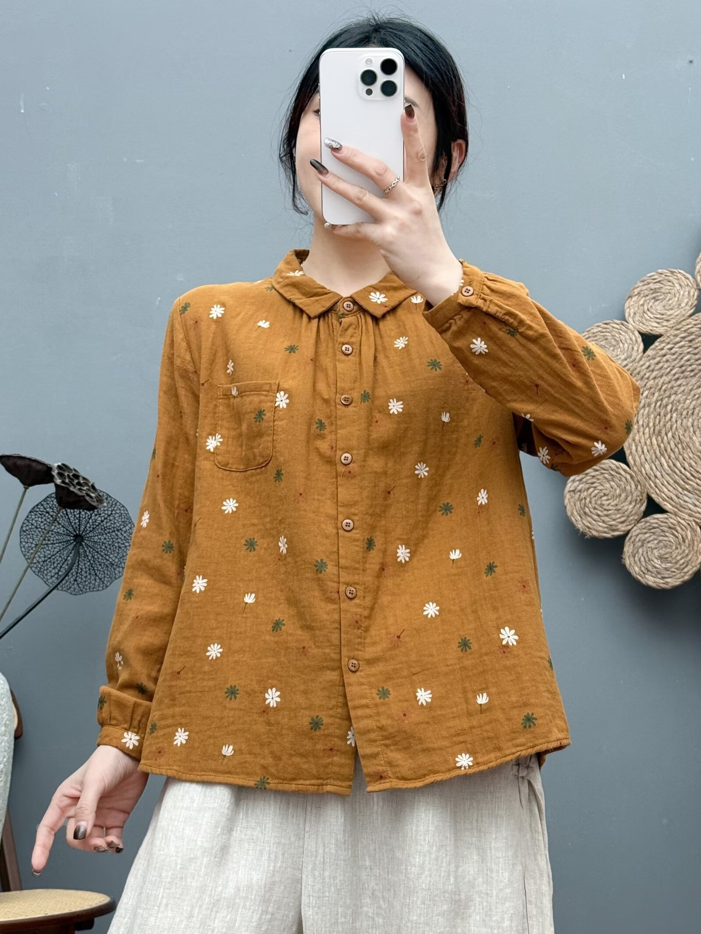 Yellow Winter Clothing - 2026 Mori Girl Style Vintage Clothing