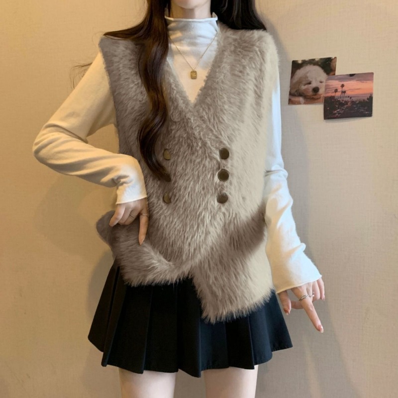 Knit Vests For Women Cardigan  - đánh giá và giá Winter Clothing Trends 2025 Women'S