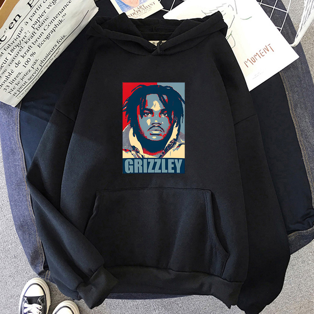 Tee Grizzley Hooded Long-sleev - đánh giá và giá Winter Clothing Drawing