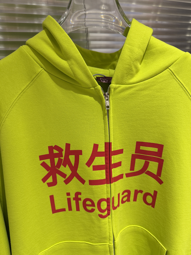 Fluorescent Yellow Hoody Sweat - đánh giá và giá Yellow Winter Clothing