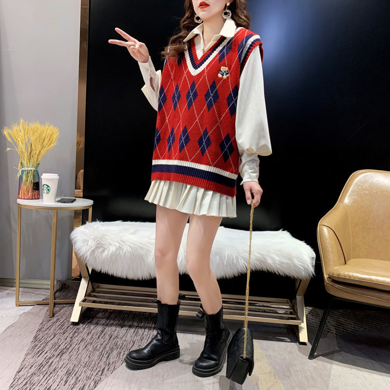 Red Knit Vests For Women Sleev - đánh giá và giá Winter Clothing Trends 2025 Women'S