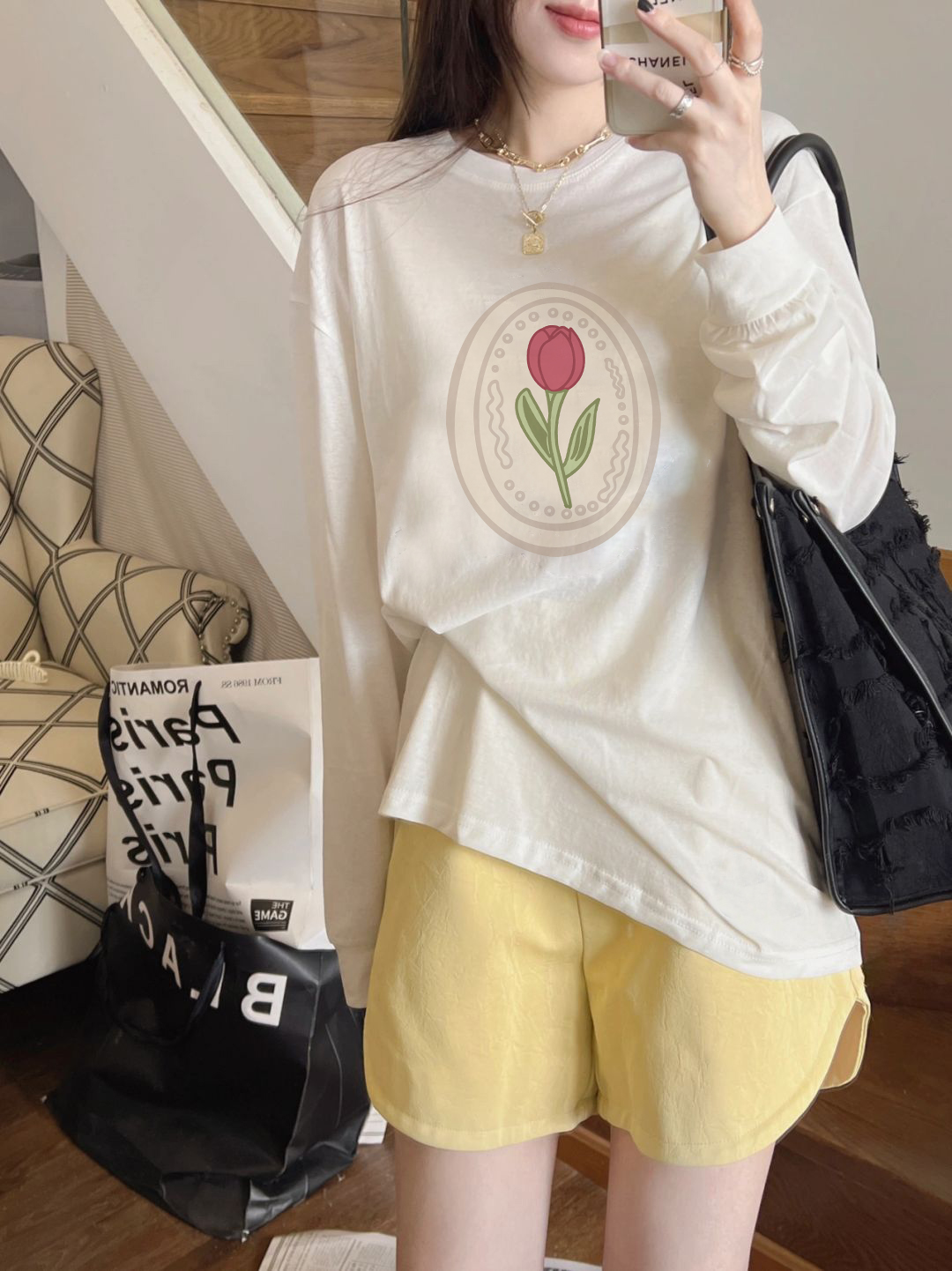 Women'S Sweat-Shirts Vintage C - đánh giá và giá Yellow Winter Clothing