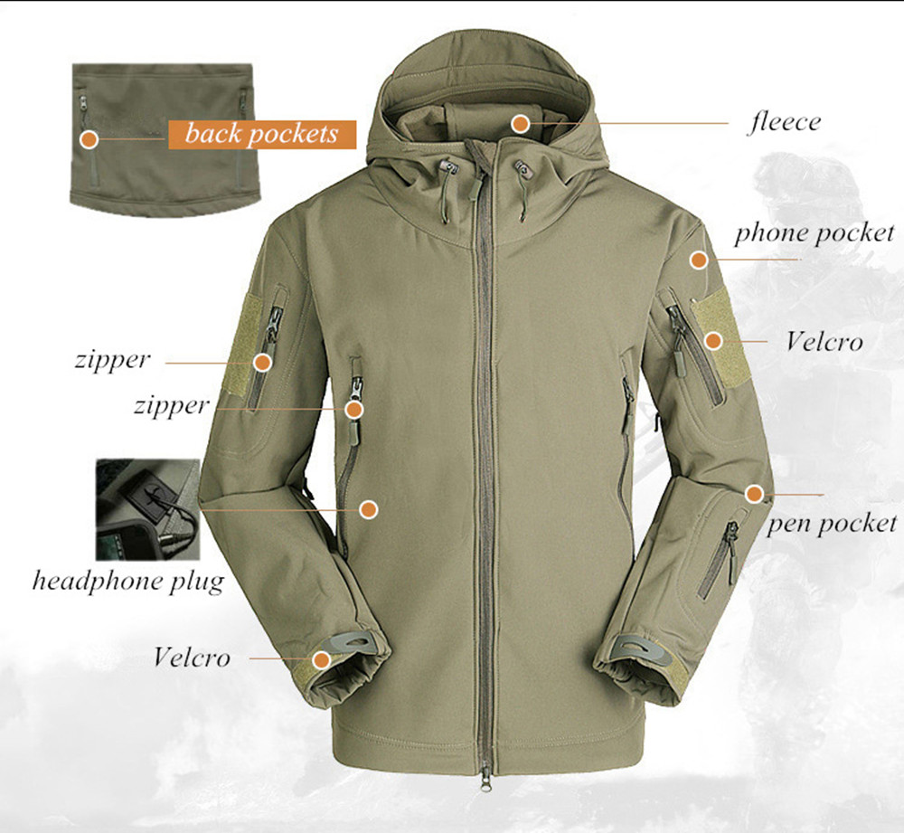 2025 Shark Skin Soft Shell Win - đánh giá và giá Windproof Jacket Softshell