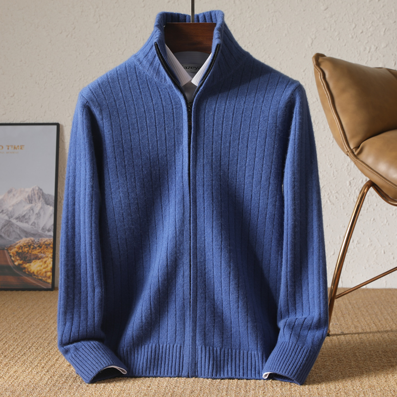 Men 100% Merino Wool Stand-Up  - đánh giá và giá Wool Blend Coat