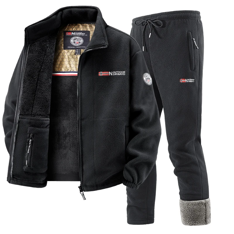 Mens Winter Fleece Tracksuit S - đánh giá và giá Winter Clothing Outdoor