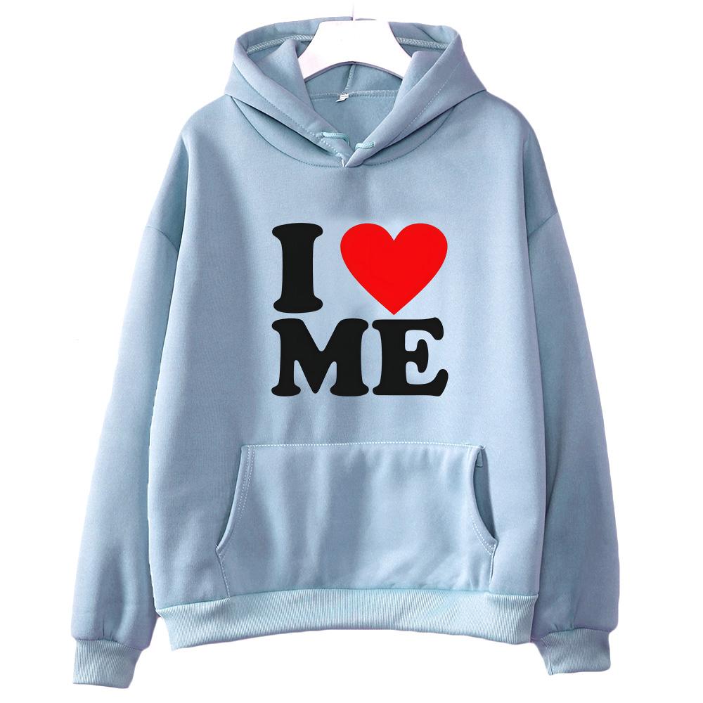 I Love Me Print Sweatshirts Pr - đánh giá và giá Winter Clothing Drawing