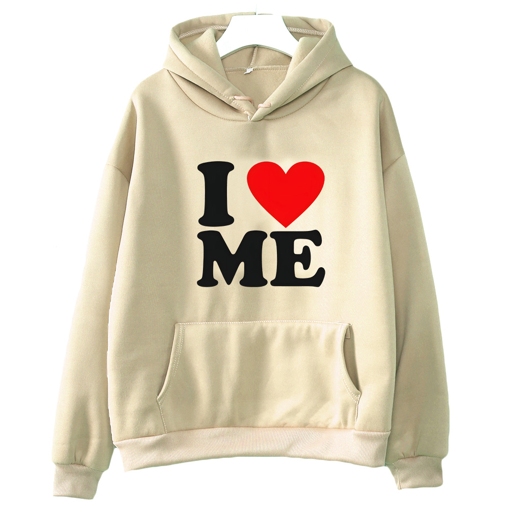 I Love Me Print Sweatshirts Pr - đánh giá và giá Winter Clothing Drawing