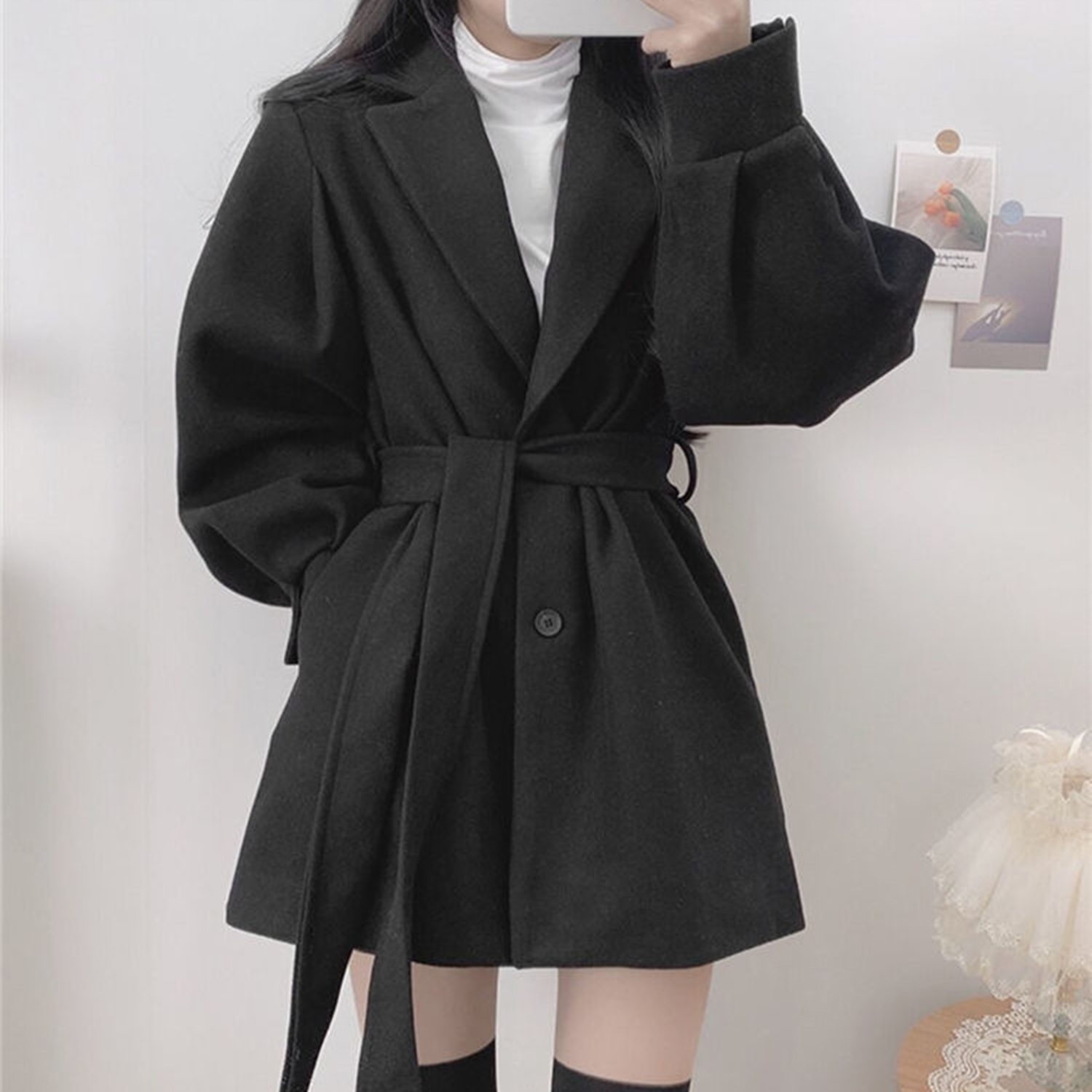 Allingentle Ivory Women's Blaz - đánh giá và giá Wool Blend Coat