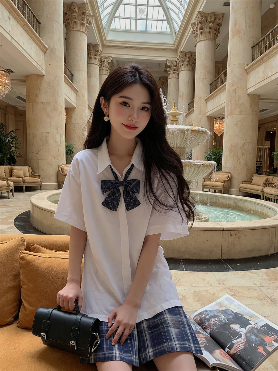 Short Sleeve Korean Style Shir - đánh giá và giá Winter Clothing Trends 2025 Women'S