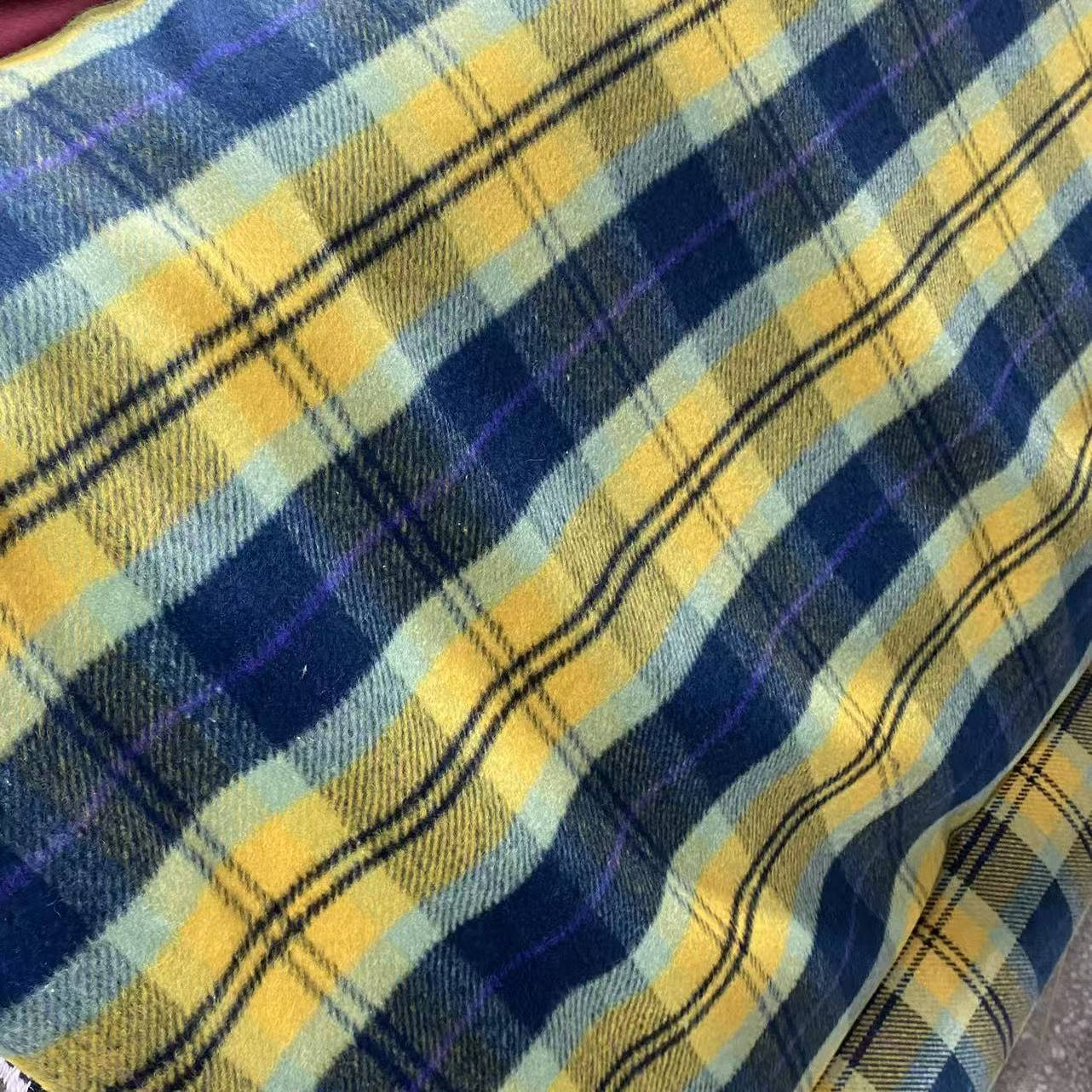 Woolen Plaid Fabric 657g  Yell - đánh giá và giá Yellow Winter Clothing