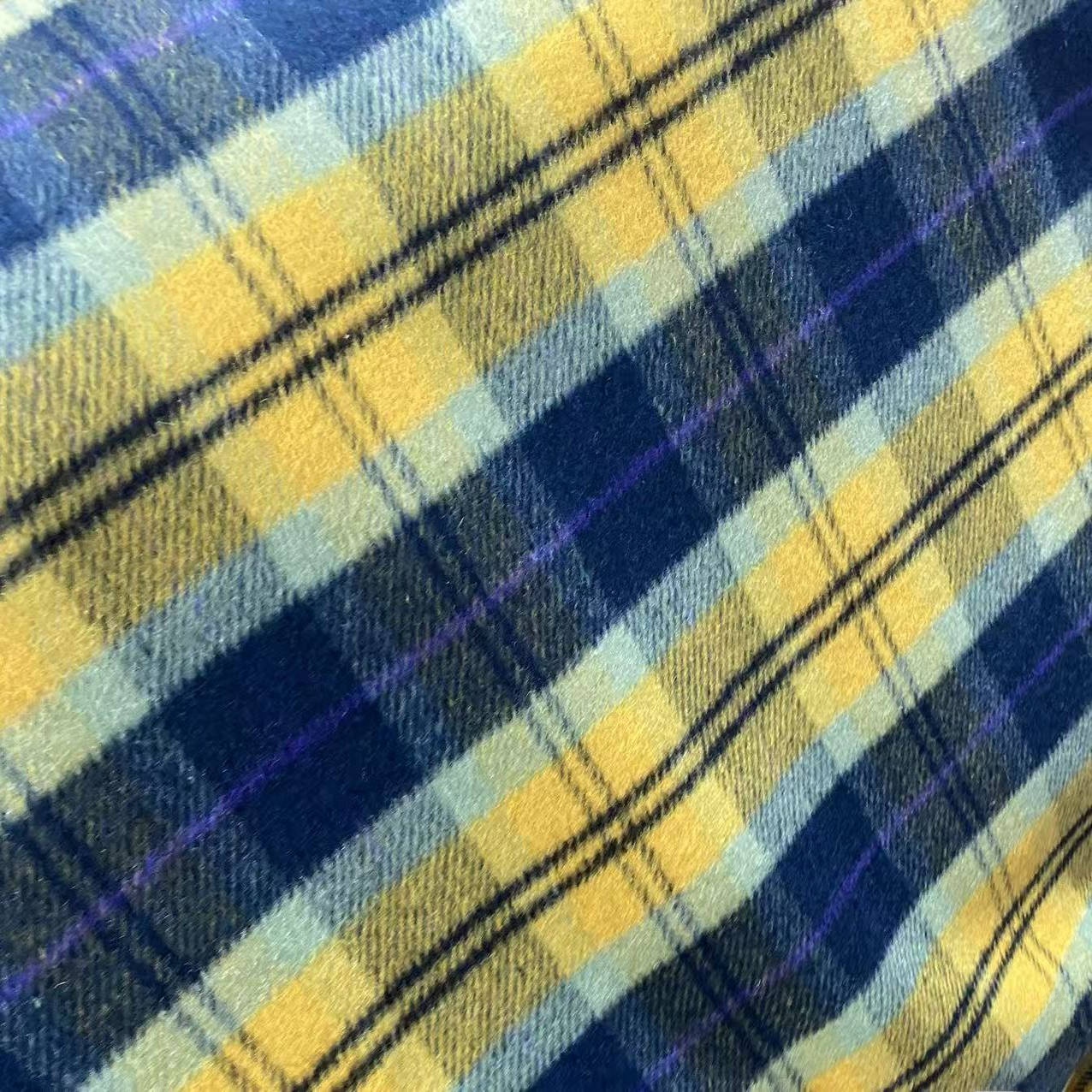Woolen Plaid Fabric 657g  Yell - đánh giá và giá Yellow Winter Clothing