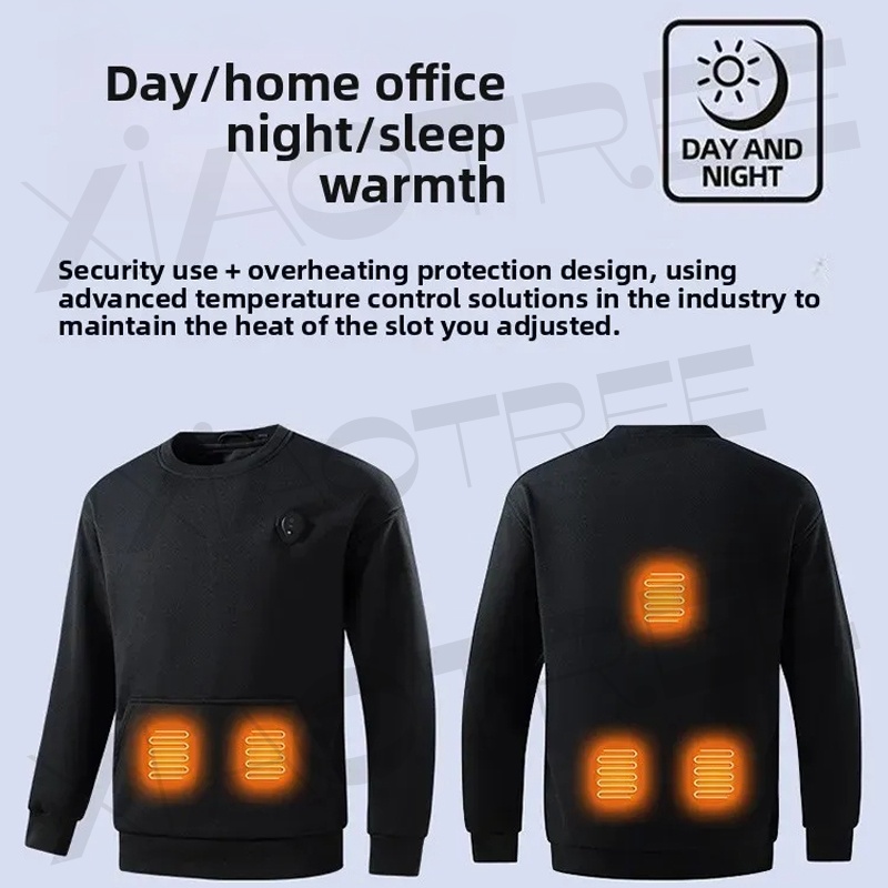 New USB Heated Hoodie, Men's F - đánh giá và giá Winter Clothing Outdoor