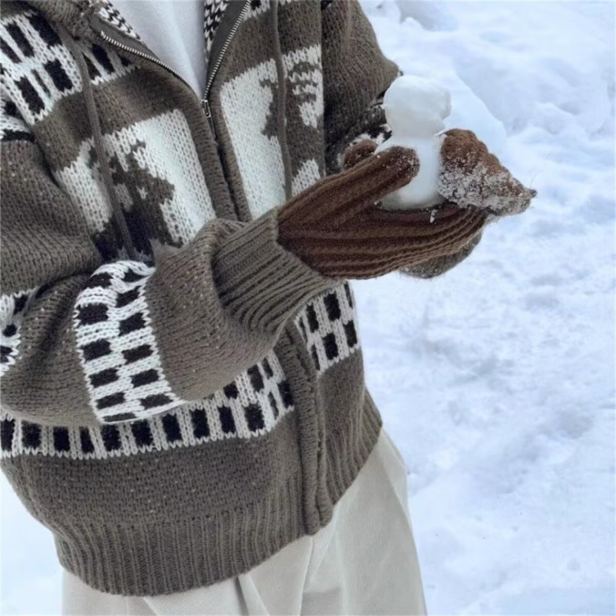 Fair Island Pattern French Ret - đánh giá và giá Wool Blend Coat