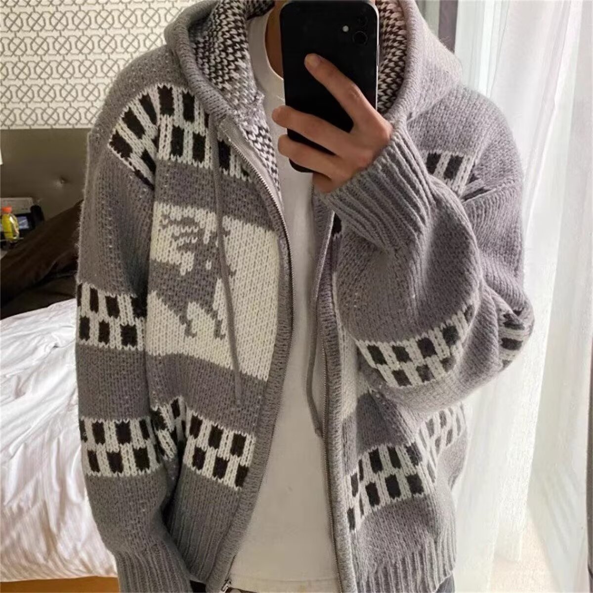 Fair Island Pattern French Ret - đánh giá và giá Wool Blend Coat