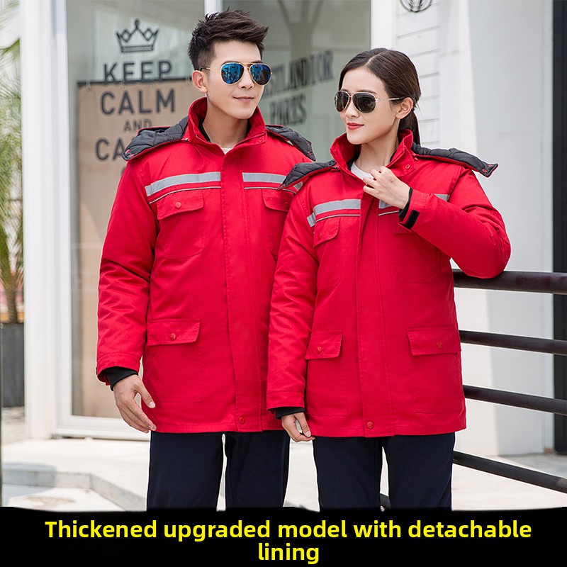 Thickened Winter Work Uniform  - đánh giá và giá Winter Clothing Storage