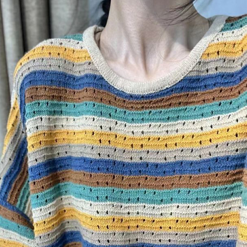 Spring Women Striped Long Slee - đánh giá và giá Yellow Winter Clothing