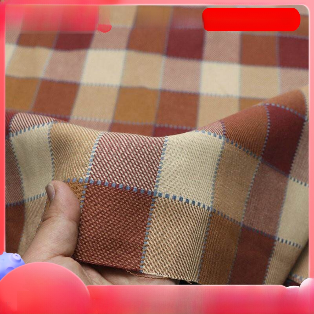 Thick Cotton Linen Fabric Plai - đánh giá và giá Yellow Winter Clothing