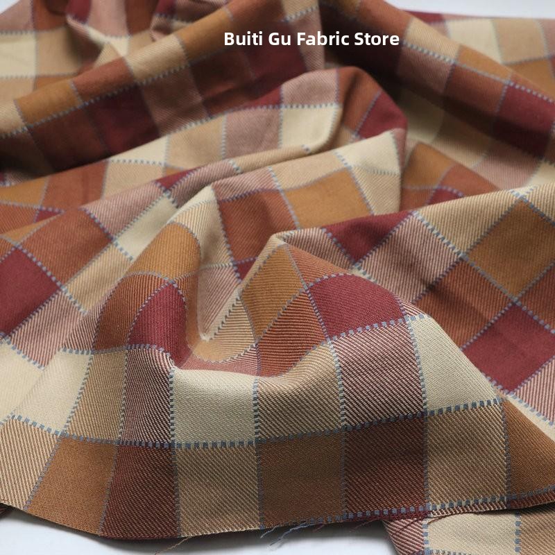 Thick Cotton Linen Fabric Plai - đánh giá và giá Yellow Winter Clothing