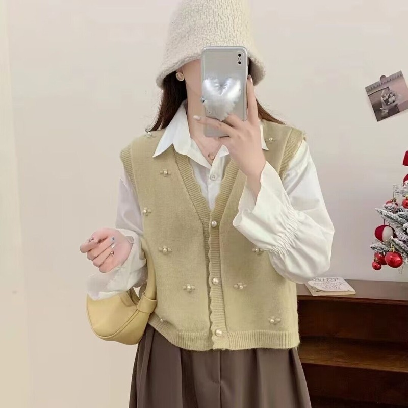 Pink Knit Vests For Women Casu - đánh giá và giá Winter Clothing Trends 2025 Women'S