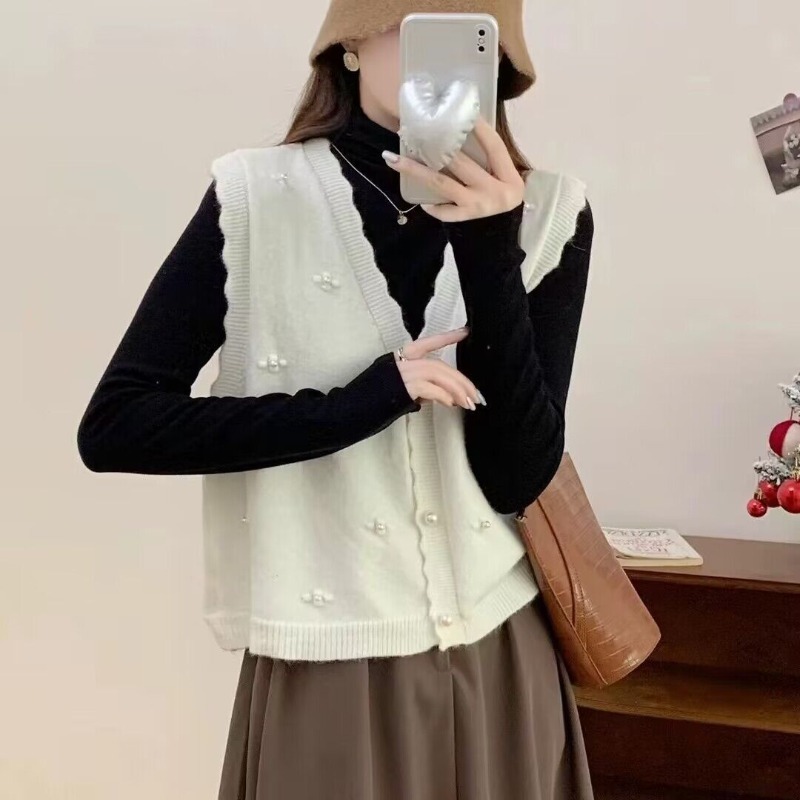 Pink Knit Vests For Women Casu - đánh giá và giá Winter Clothing Trends 2025 Women'S