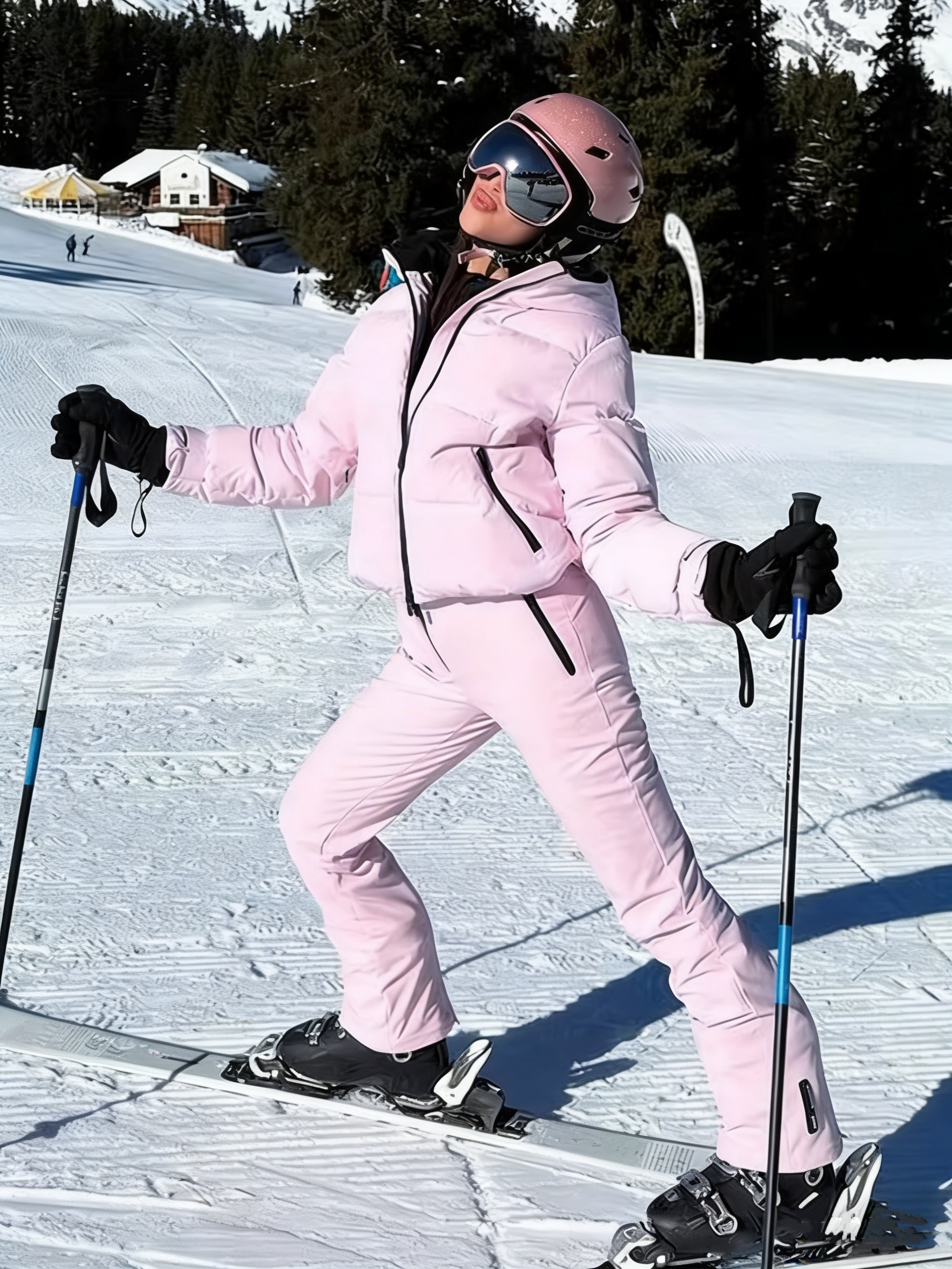 Winter Pink Thicken Warm Women - đánh giá và giá Winter Clothing Women'S