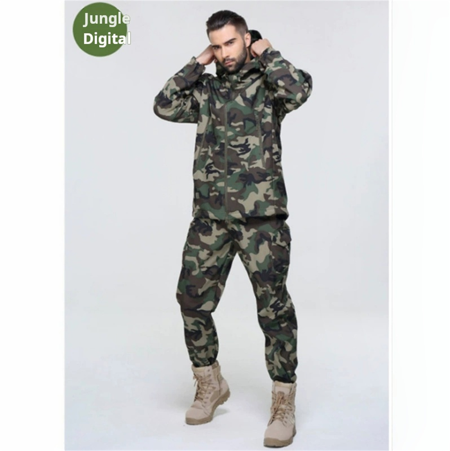 Men Women's Camouflage Hunting - đánh giá và giá Windproof Jacket Softshell
