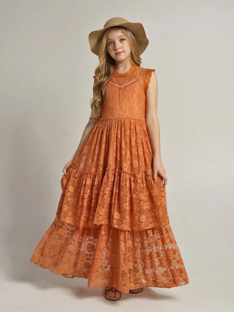 Girls Flower Dress Lace Cotton - đánh giá và giá Winter Clothing Storage