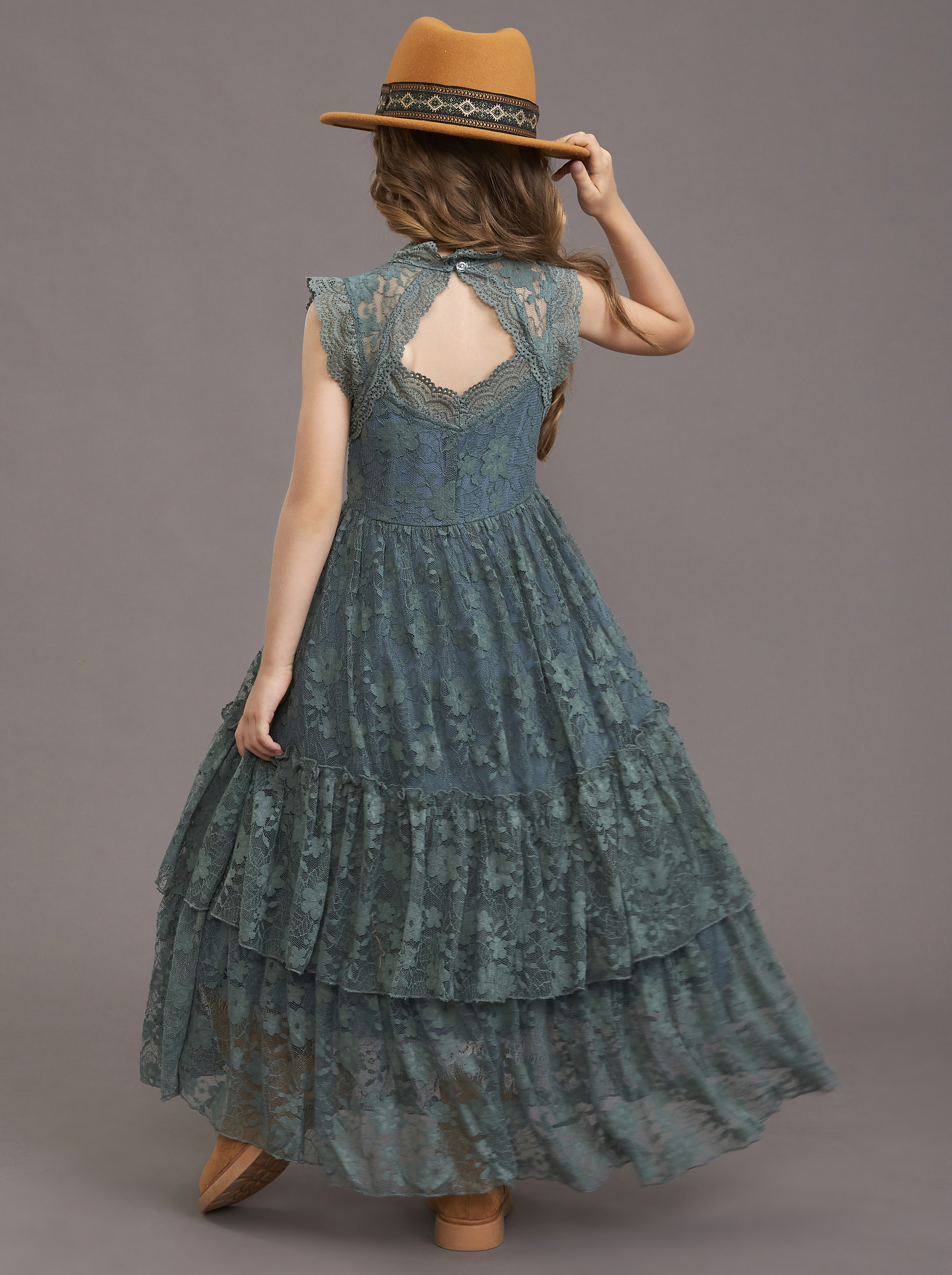 Girls Flower Dress Lace Cotton - đánh giá và giá Winter Clothing Storage