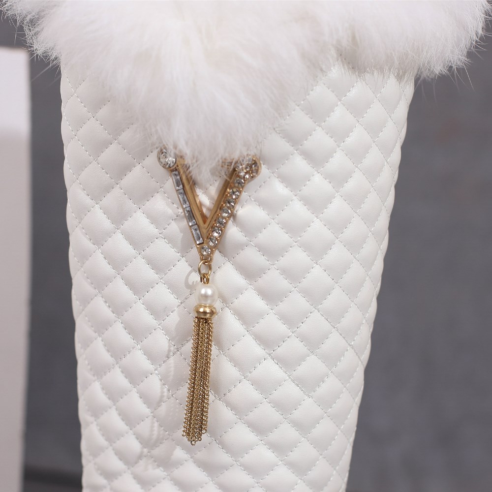 Winter Women Fur Knee High Boo - đánh giá và giá Winter Clothing Women'S