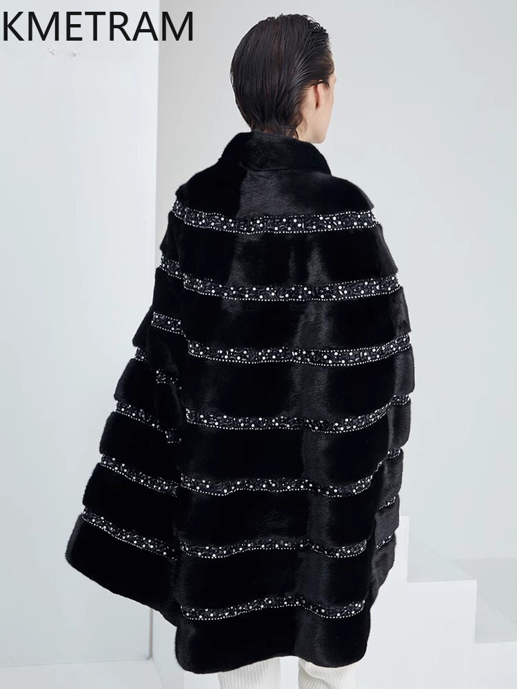 100% Natural Mink Fur Jacket W - đánh giá và giá Quality Winter Clothing Jacket