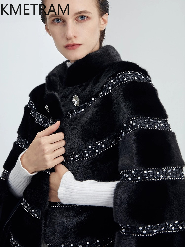100% Natural Mink Fur Jacket W - đánh giá và giá Quality Winter Clothing Jacket