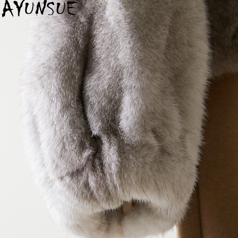 AYUNSUE Winter Natural Mink Fu - đánh giá và giá Quality Winter Clothing Jacket