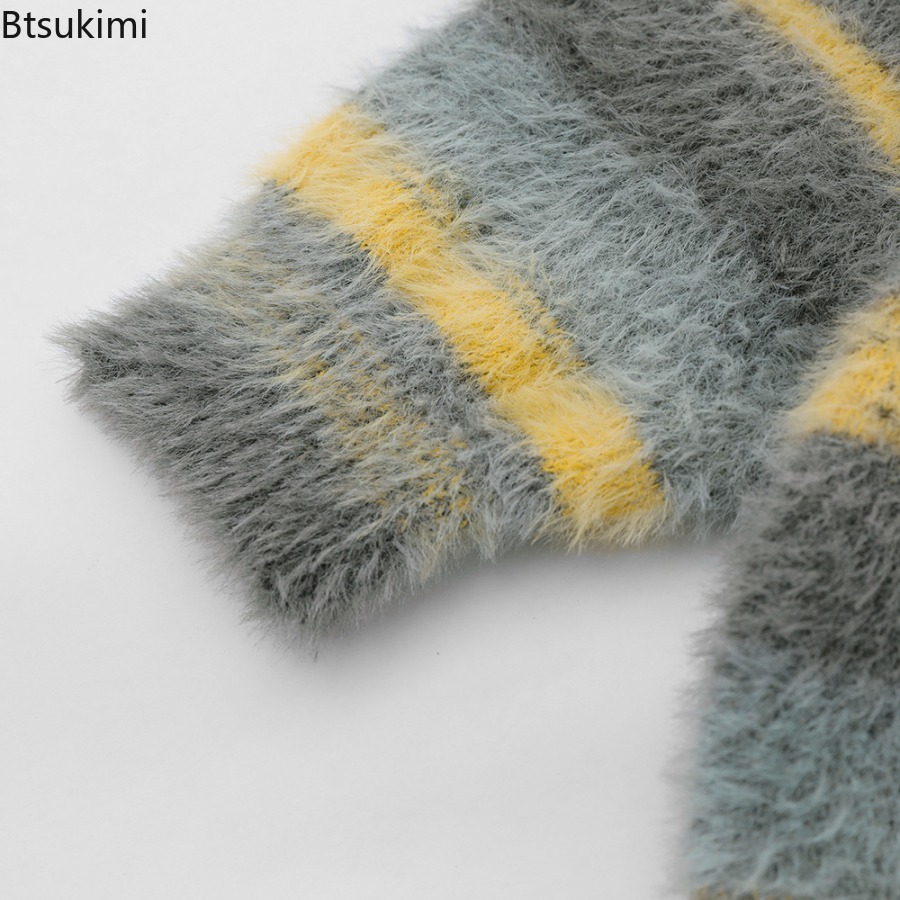 Men's Yellow Striped Thickened - đánh giá và giá Yellow Winter Clothing