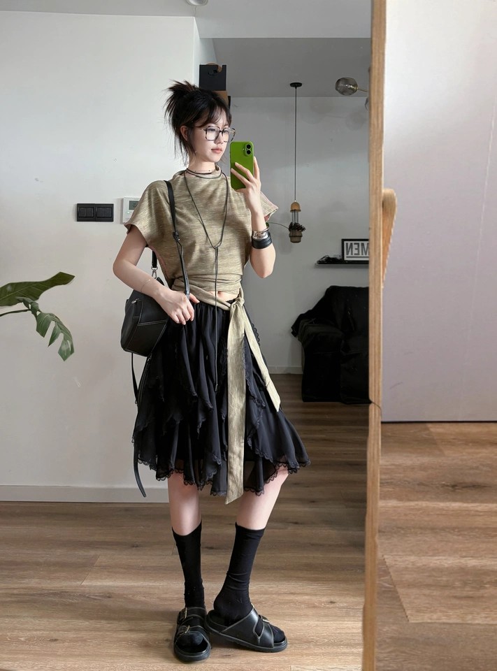 Kawaii Black Mini Skirts Women - đánh giá và giá Winter Clothing Storage