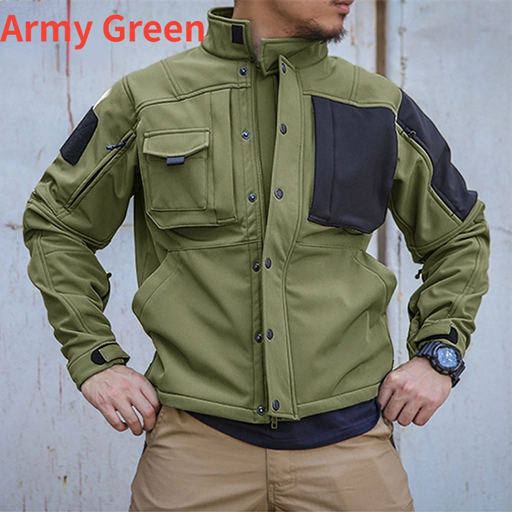 Men's Tactical Sets Winter Sha - đánh giá và giá Windproof Jacket Softshell