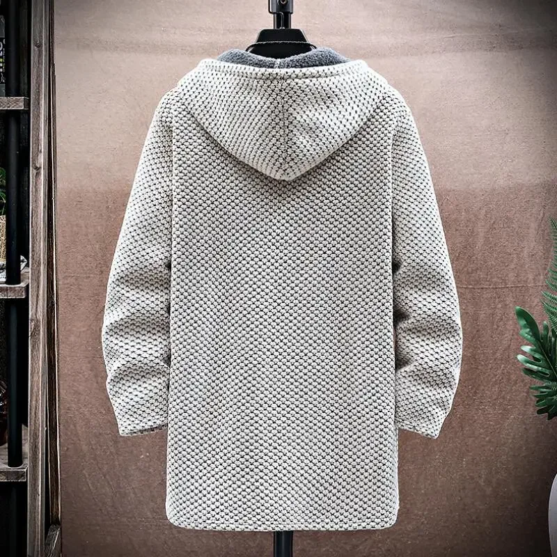 Men's Cardigan Cashmere Long C - đánh giá và giá Wool Blend Coat