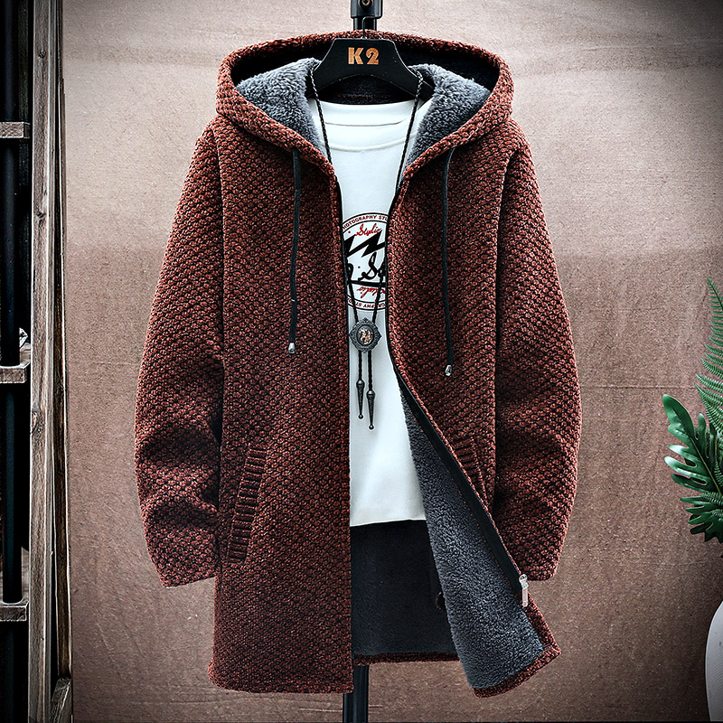 Men's Cardigan Cashmere Long C - đánh giá và giá Wool Blend Coat