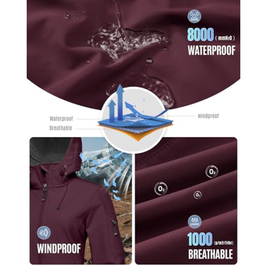 33, 000Feet Women's Softshell  - đánh giá và giá Windproof Jacket Softshell