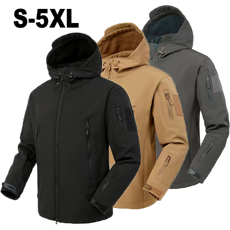 Men's Autumn Winter SoftShell  - đánh giá và giá Windproof Jacket Softshell