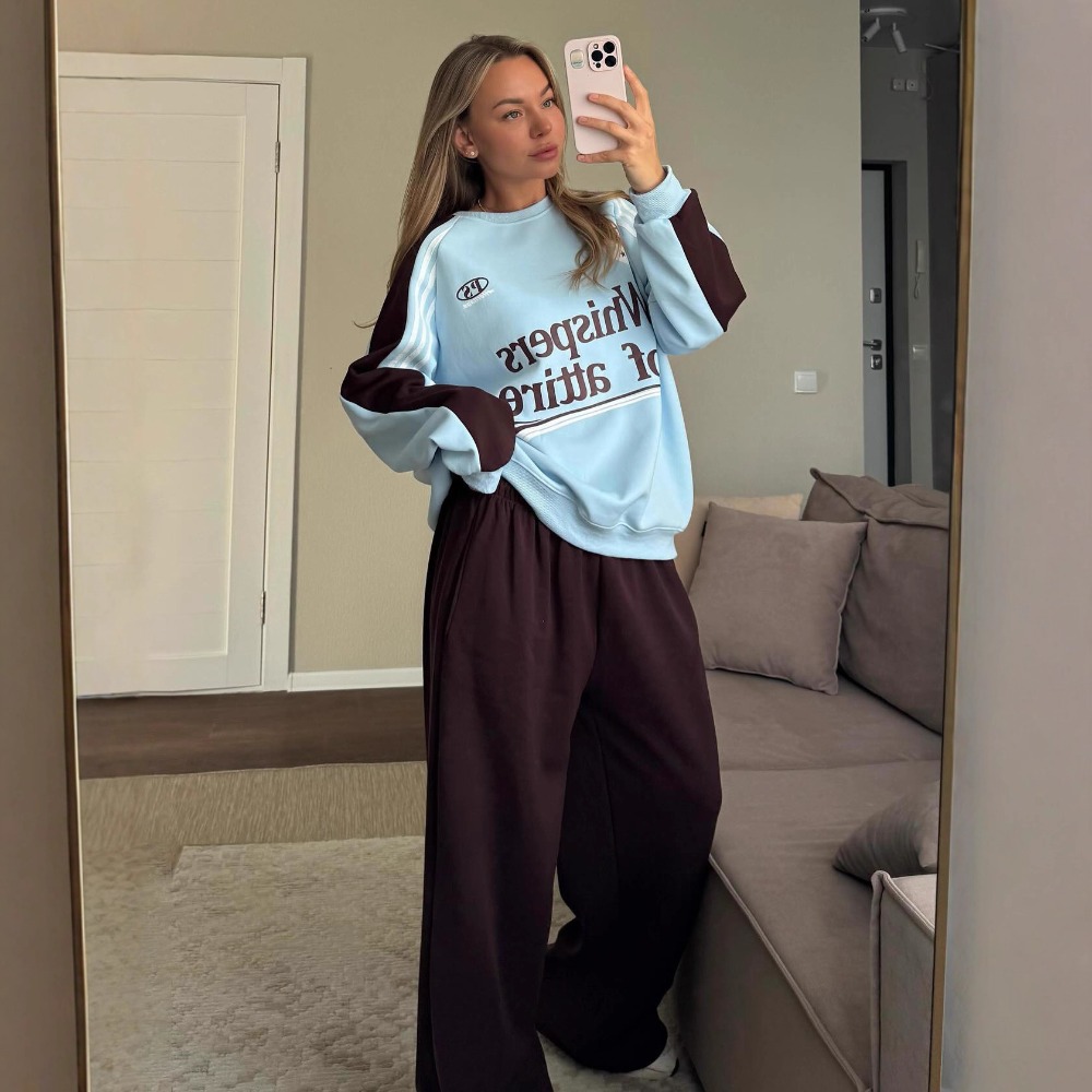 Fashion Contrasting Sweatshirt - đánh giá và giá Winter Clothing Outdoor