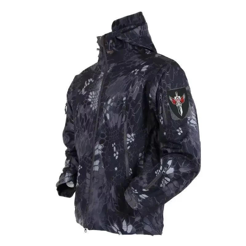 5XL 6XL CP Camouflage Soft She - đánh giá và giá Windproof Jacket Softshell