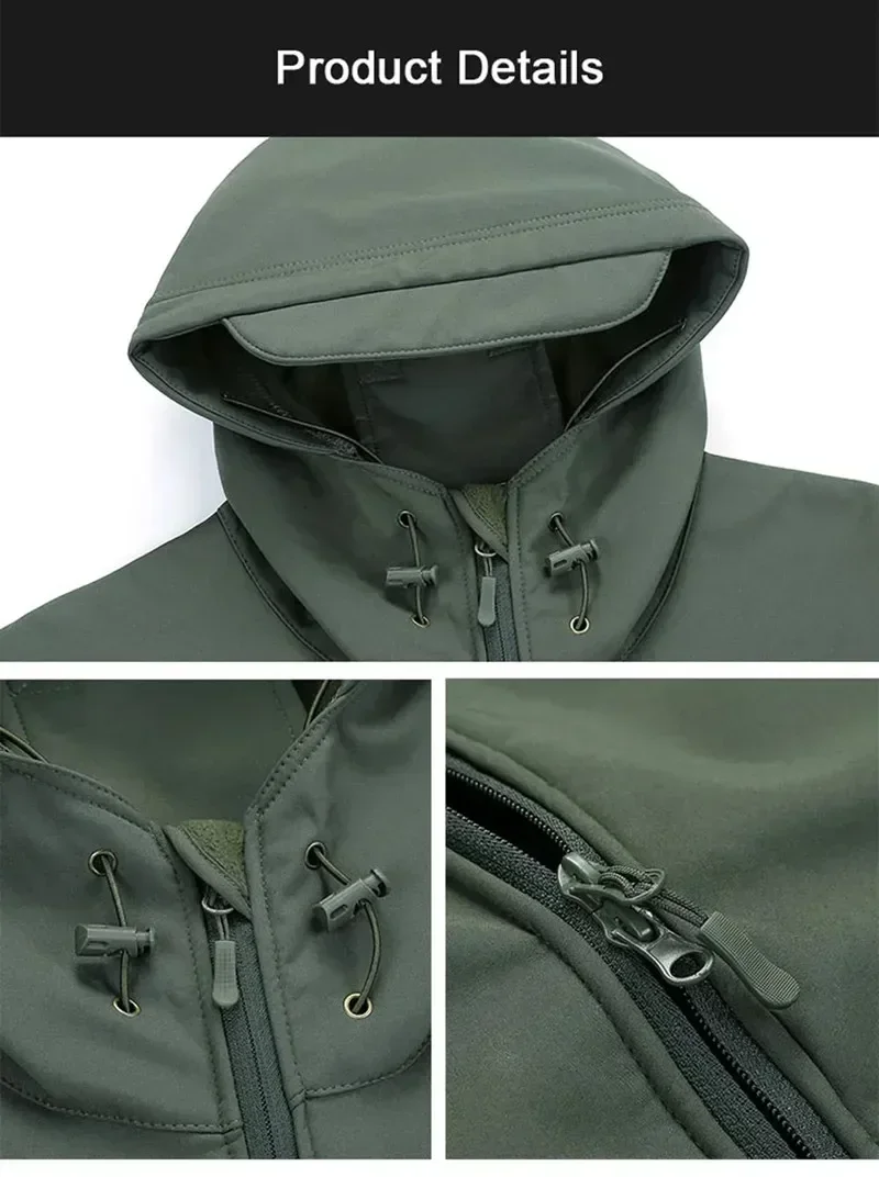 5XL 6XL CP Camouflage Soft She - đánh giá và giá Windproof Jacket Softshell