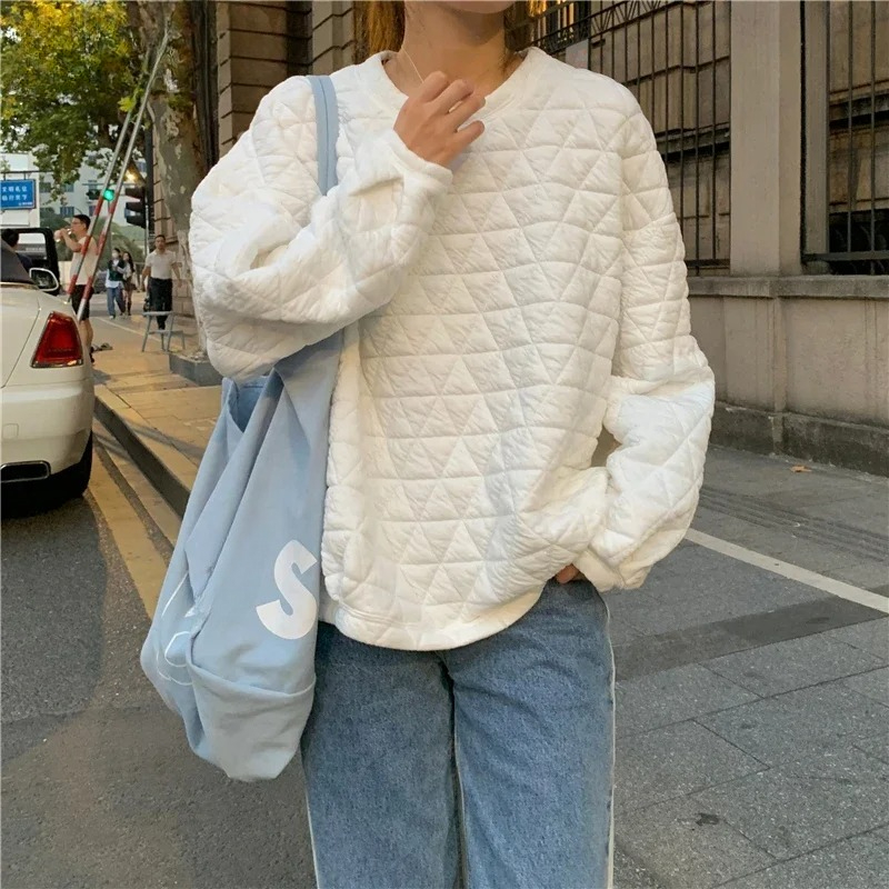 Loose Sweatshirt Female Winter - đánh giá và giá Yellow Winter Clothing